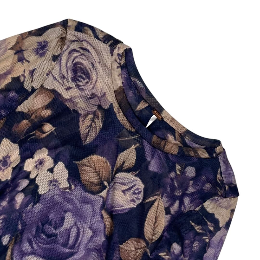 FREE PEOPLE Vestido Manga Larga Varios Floral Talle L