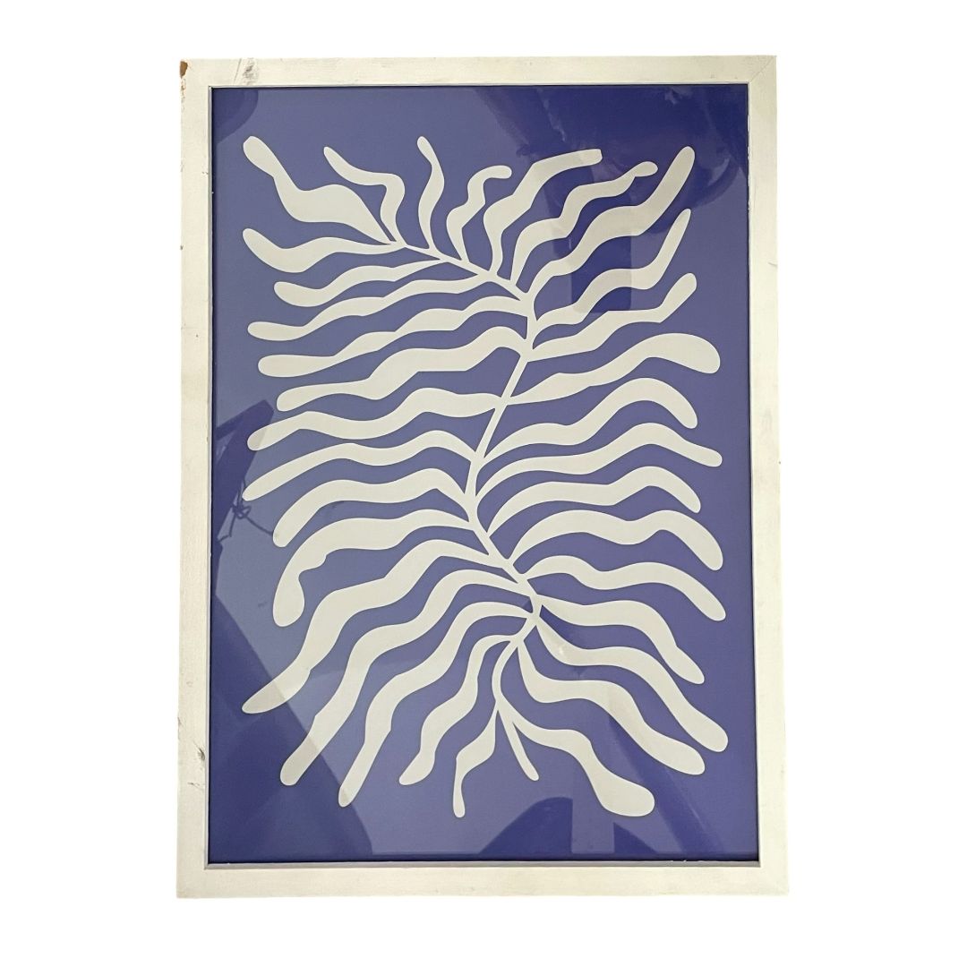 ANONIMO Arte con Vidrio Estilo Paisajismo Medida 44cm X 32cm