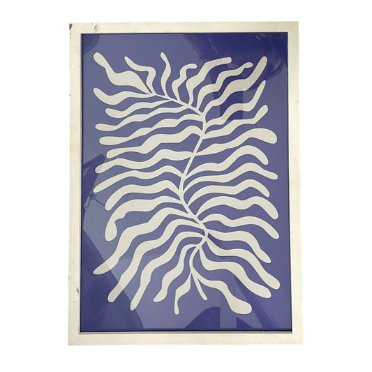 ANONIMO Arte con Vidrio Estilo Paisajismo Medida 44cm X 32cm