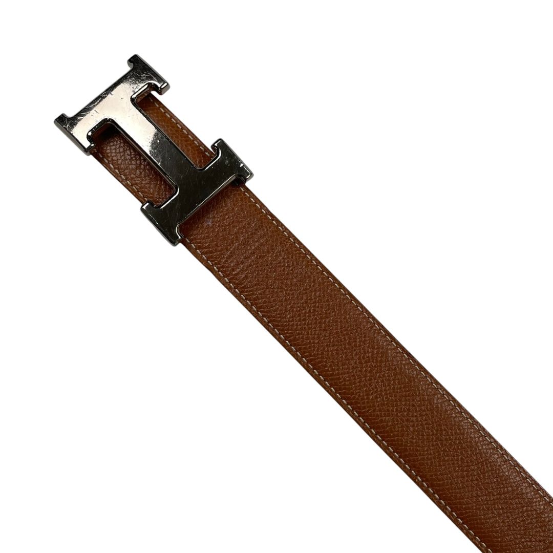 HERMES Cinturon Otro Marron Talle 74