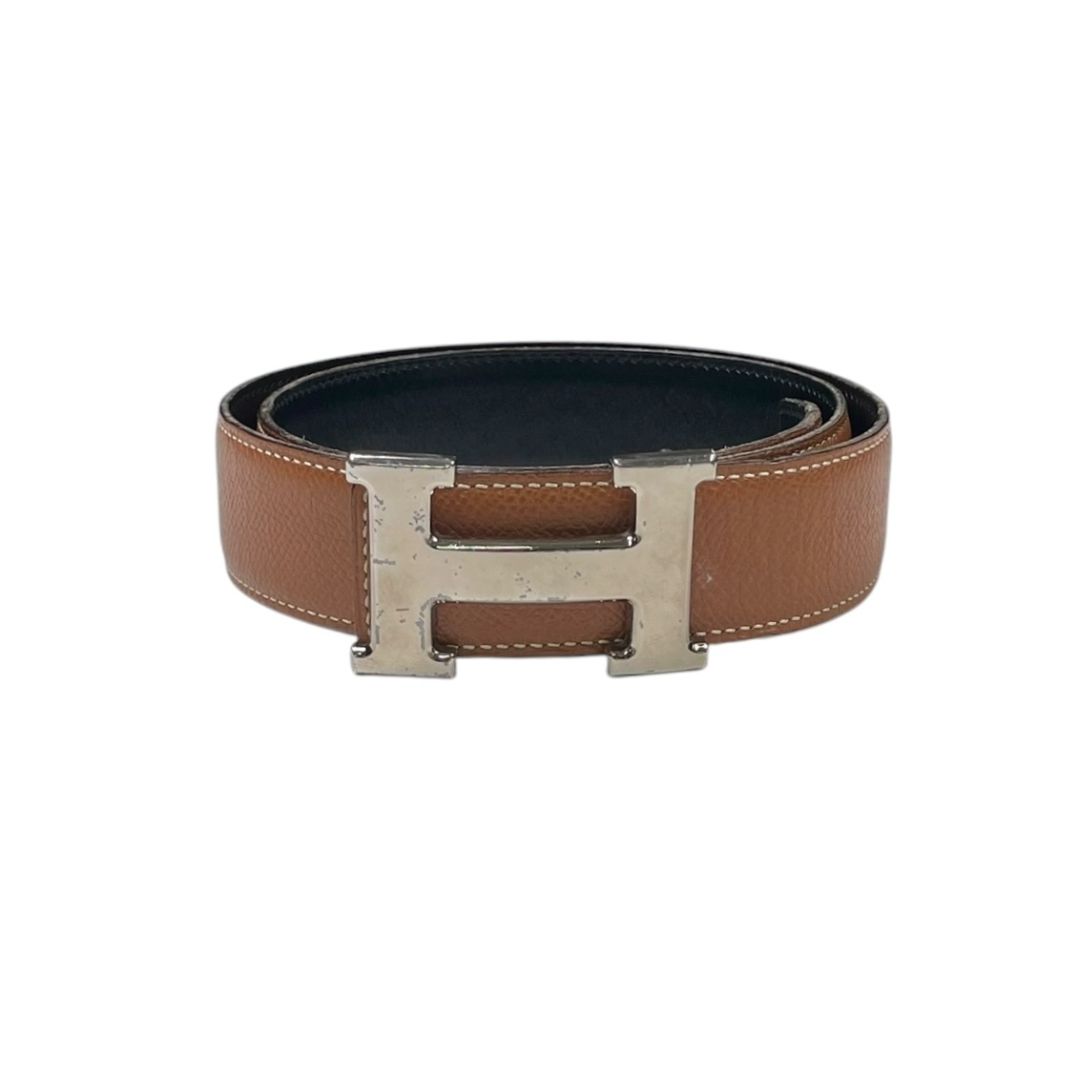HERMES Cinturon Otro Marron Talle 74