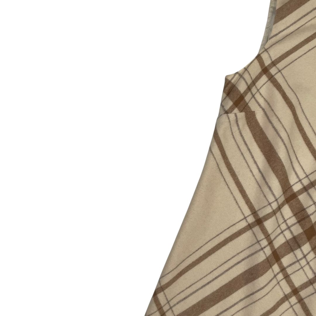 VALENTINO Vestido Sin Manga Beige Talle 8