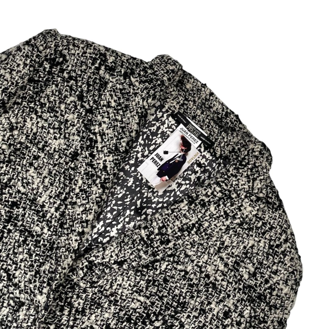 GIANFRANCO FERRE Saco Varios Blanco Y Negro Talle S