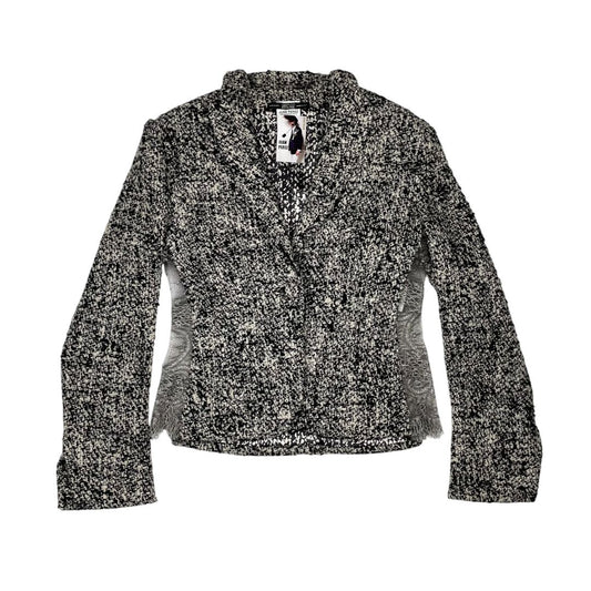 GIANFRANCO FERRE Saco Varios Blanco Y Negro Talle S