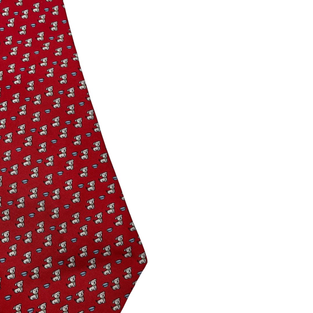 FERRAGAMO Corbata Varios Estampado Talle Unico
