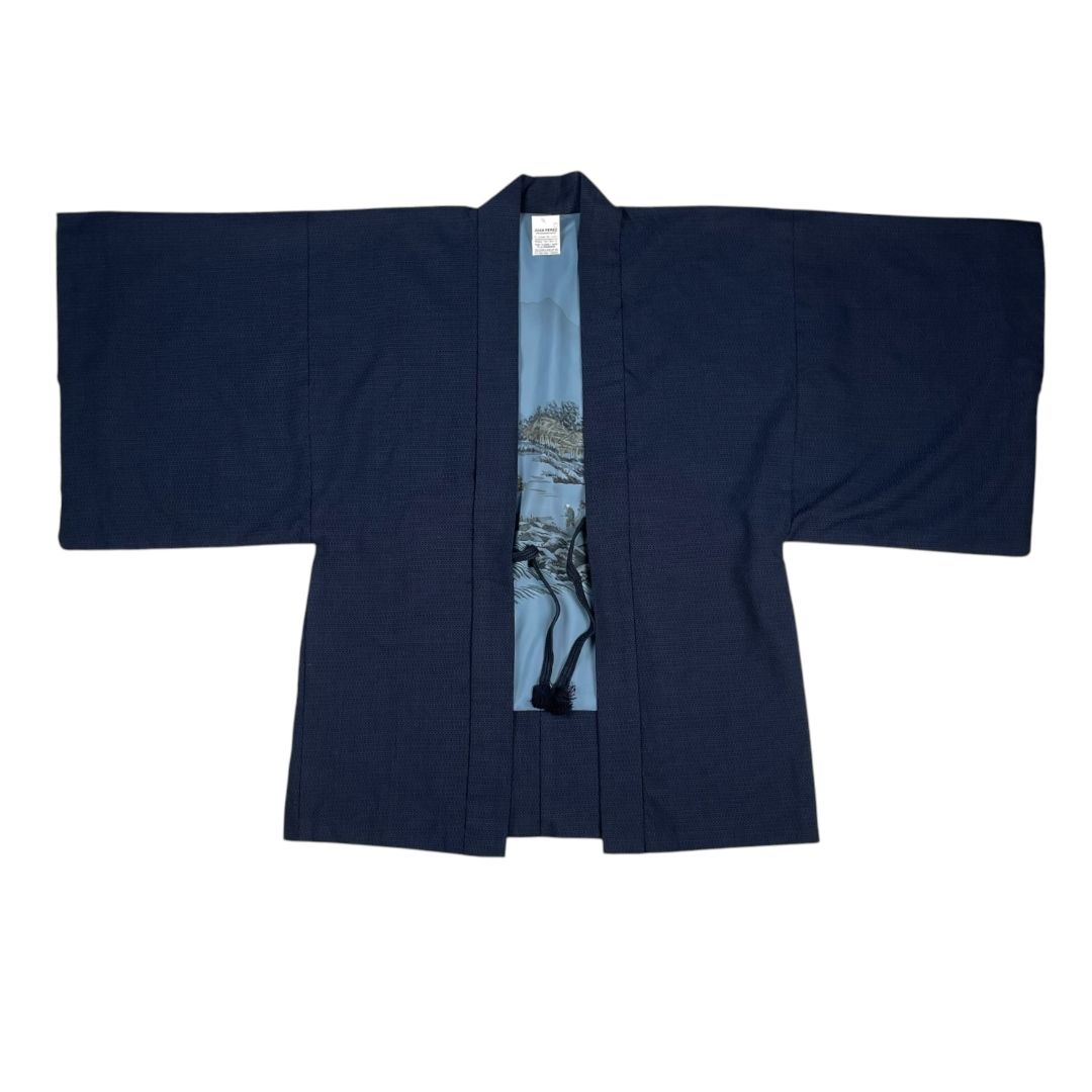 SIN MARCA Kimono Corto Azul Talle L