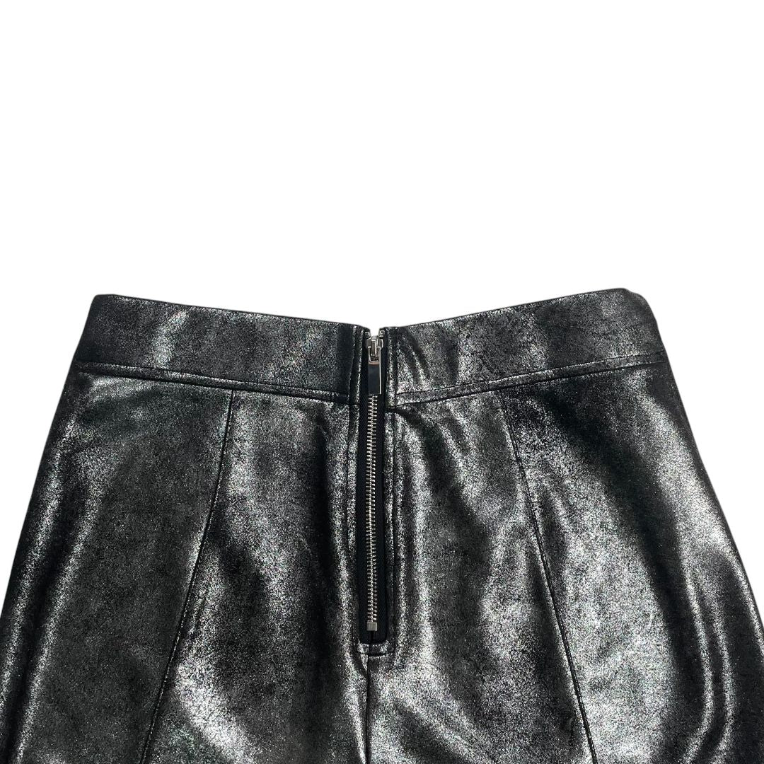AKIRA Pantalon Plateado Talle L