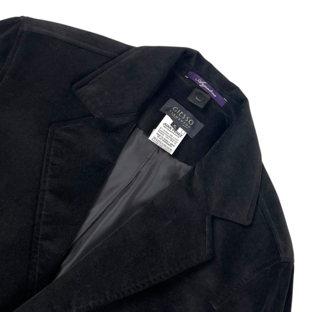 GIESSO Saco Negro Talle XL