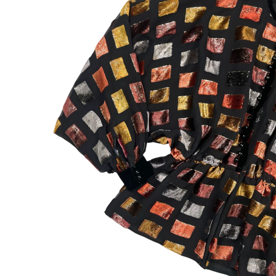 VALENTINO Blusa Negro Talle 6