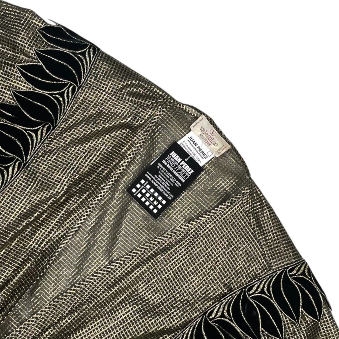 VALENTINO Blusa Dorado Talle 2