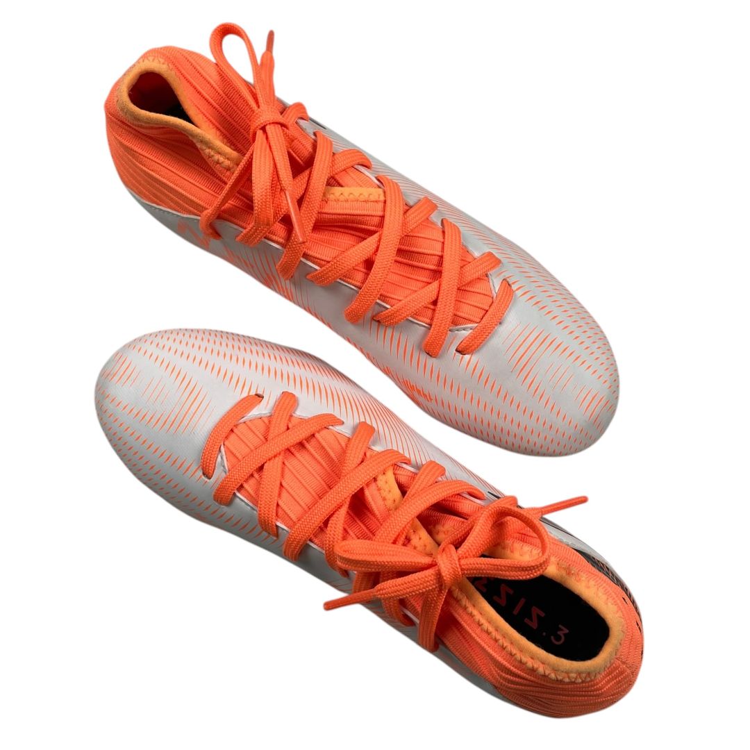 ADIDAS Botines Blanco Y Naranja Talle 33
