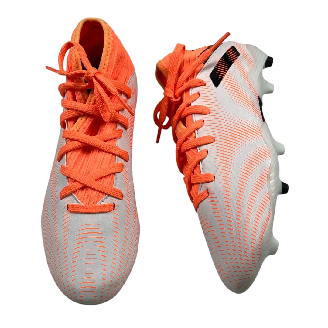 ADIDAS Botines Blanco Y Naranja Talle 33