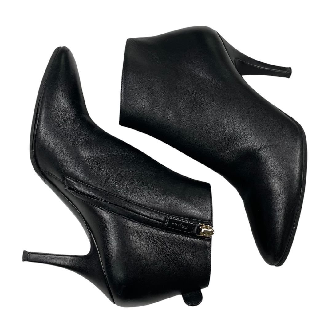 FERRAGAMO Bota Corta Negro Talle 36