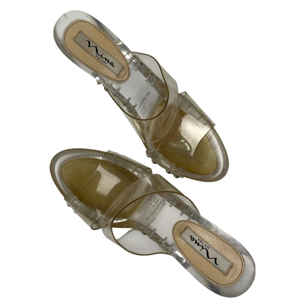 Sandalias  NINA  Transparente Talle 39