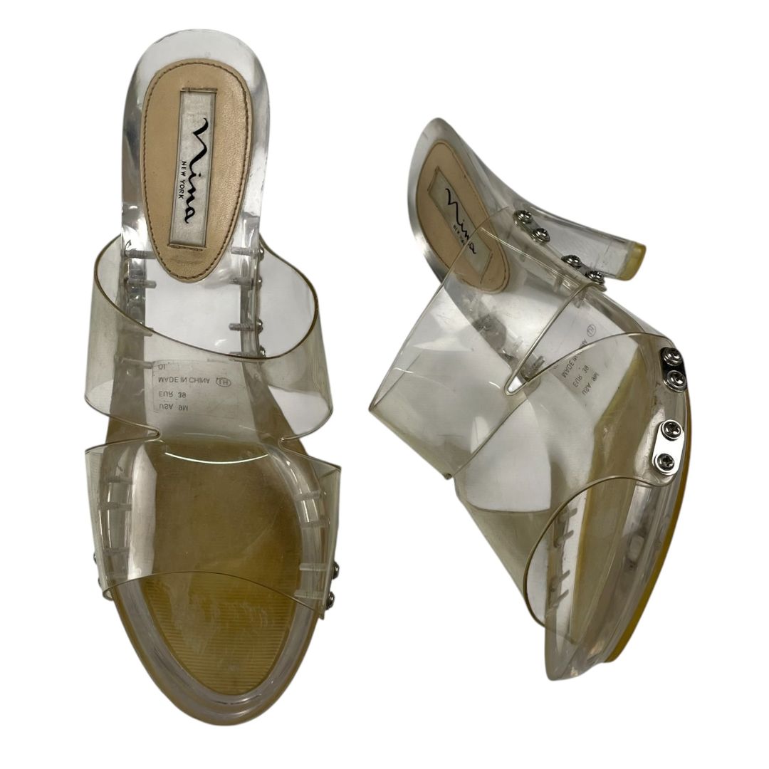 Sandalias  NINA  Transparente Talle 39