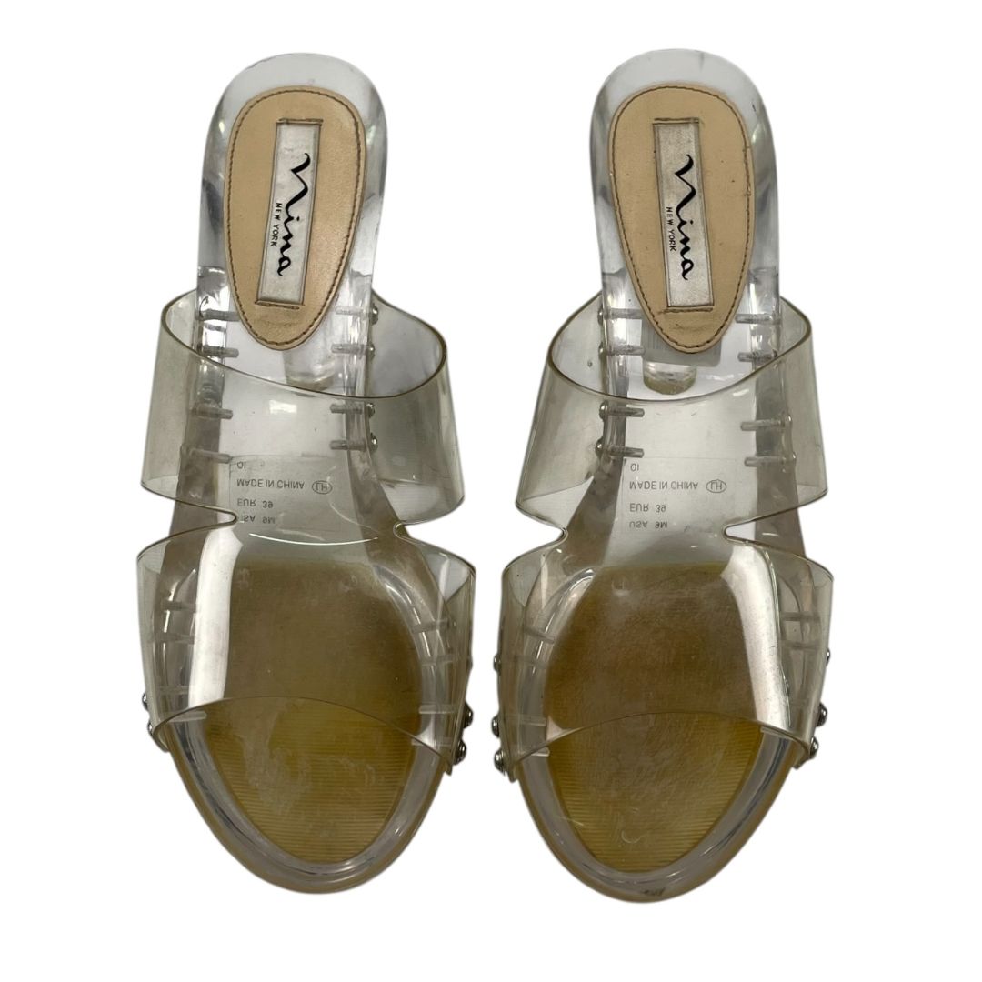 Sandalias  NINA  Transparente Talle 39