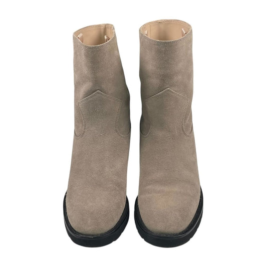 STUART WEITZMAN  Bota Corta  Beige  Talle 8,5
