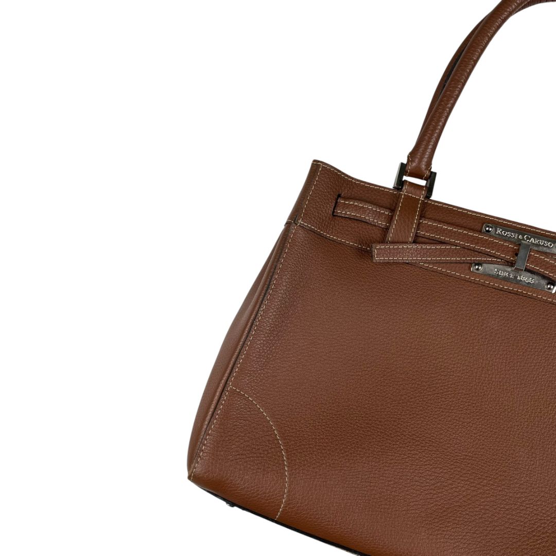 Cartera  ROSSI & CARUSO  Marron Medida 37cm X 27cm