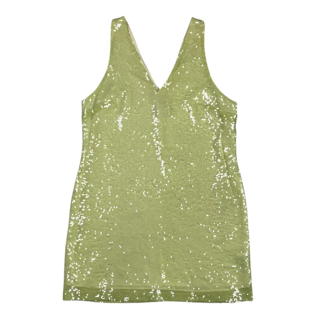 A NEW DAY Vestido Sin Manga Verde Talle L