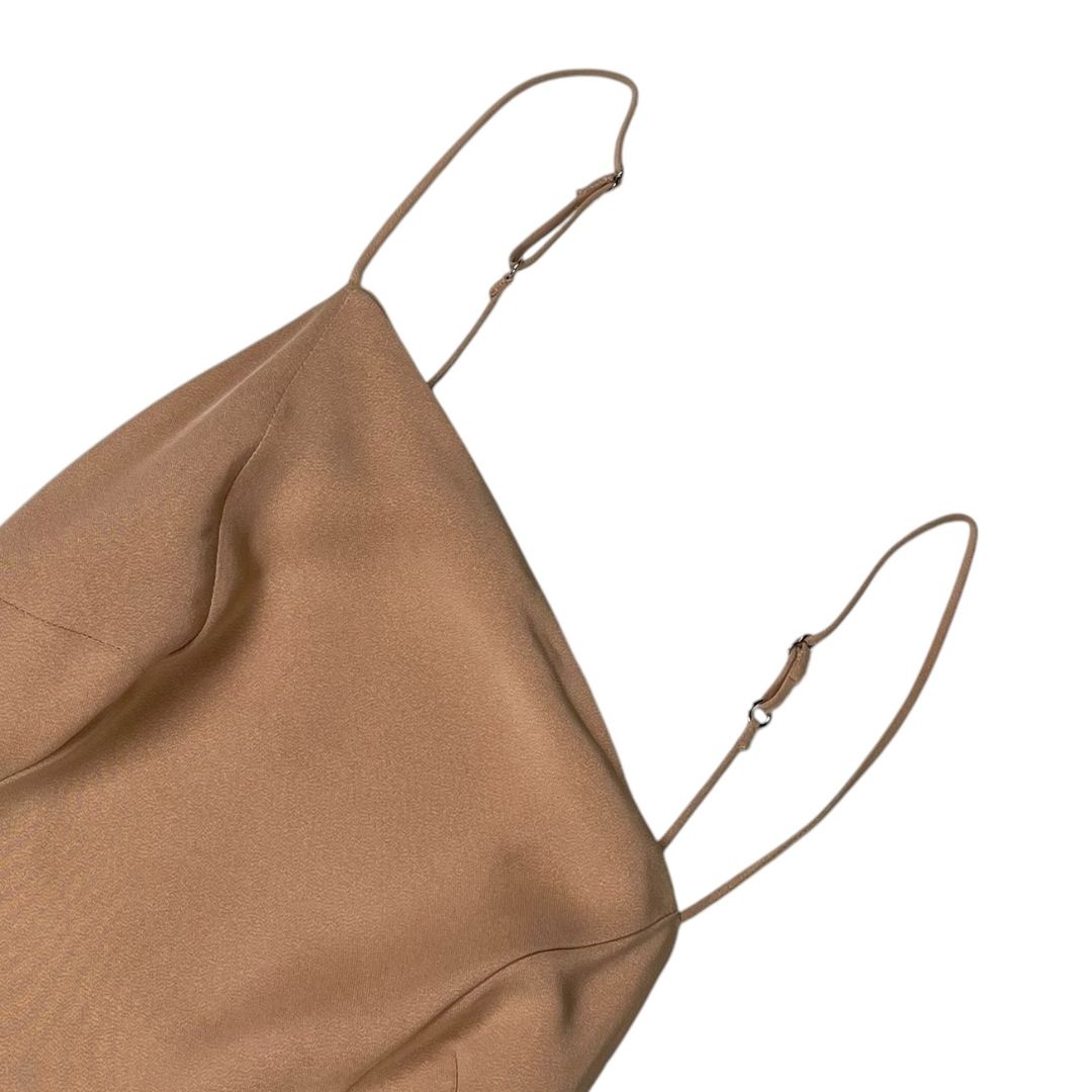 EVANGELINA BOMPAROLA  Vestido Sin Manga  Beige  Talle XS