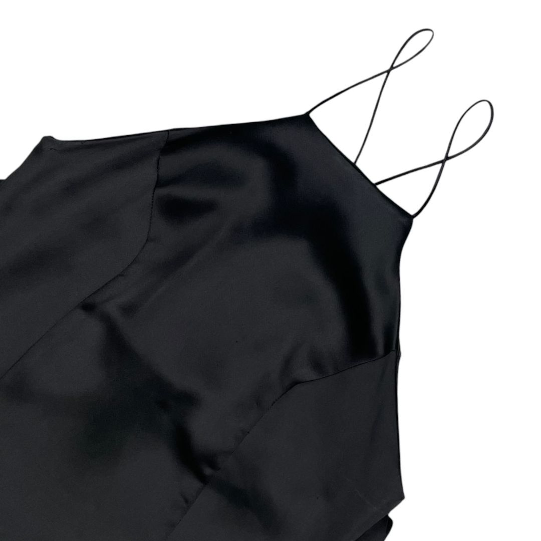 EVANGELINA BOMPAROLA  Vestido Sin Manga  Negro  Talle M