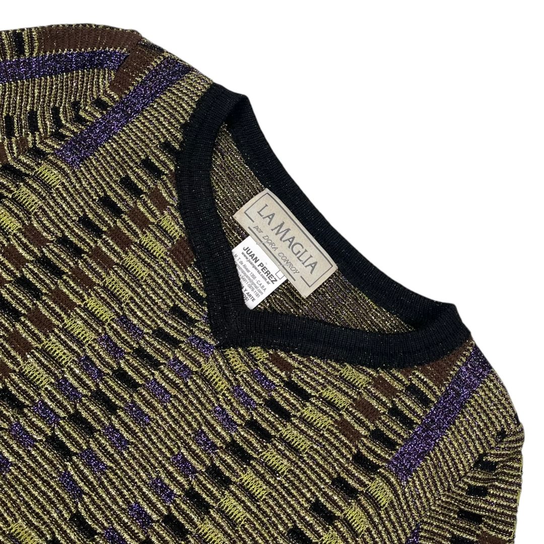LA MAGLIA  Sweater  Varios Negro y Dorado  Talle M