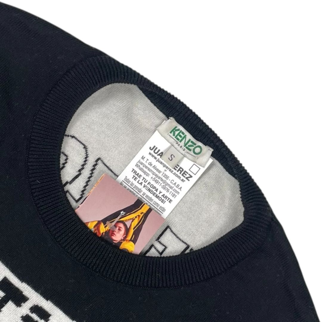 KENZO Sweater Negro Talle S