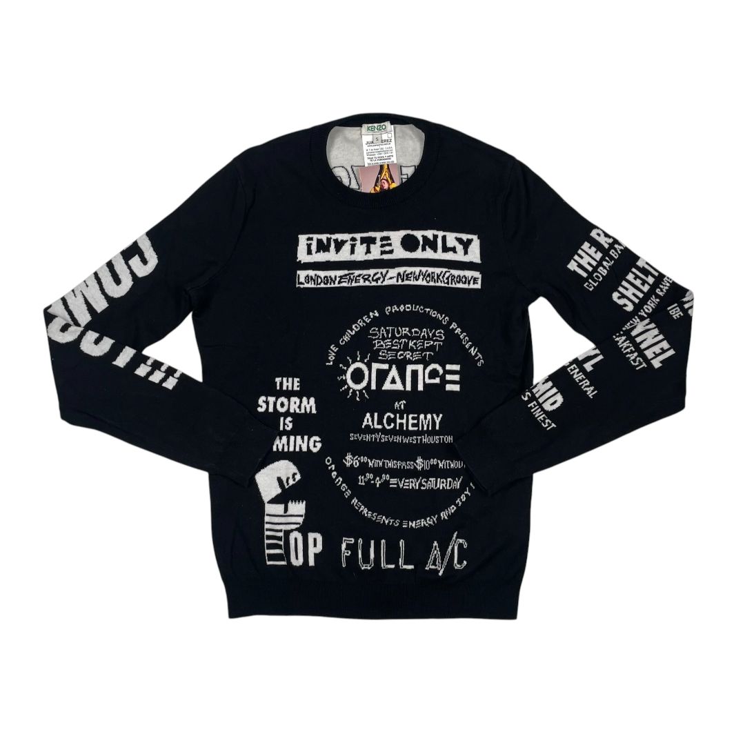 KENZO Sweater Negro Talle S