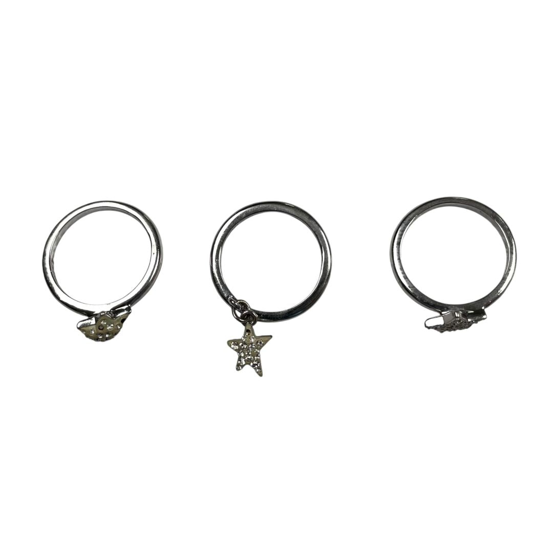 SWAROVSKI Anillo X3 Plateado Talle Unico