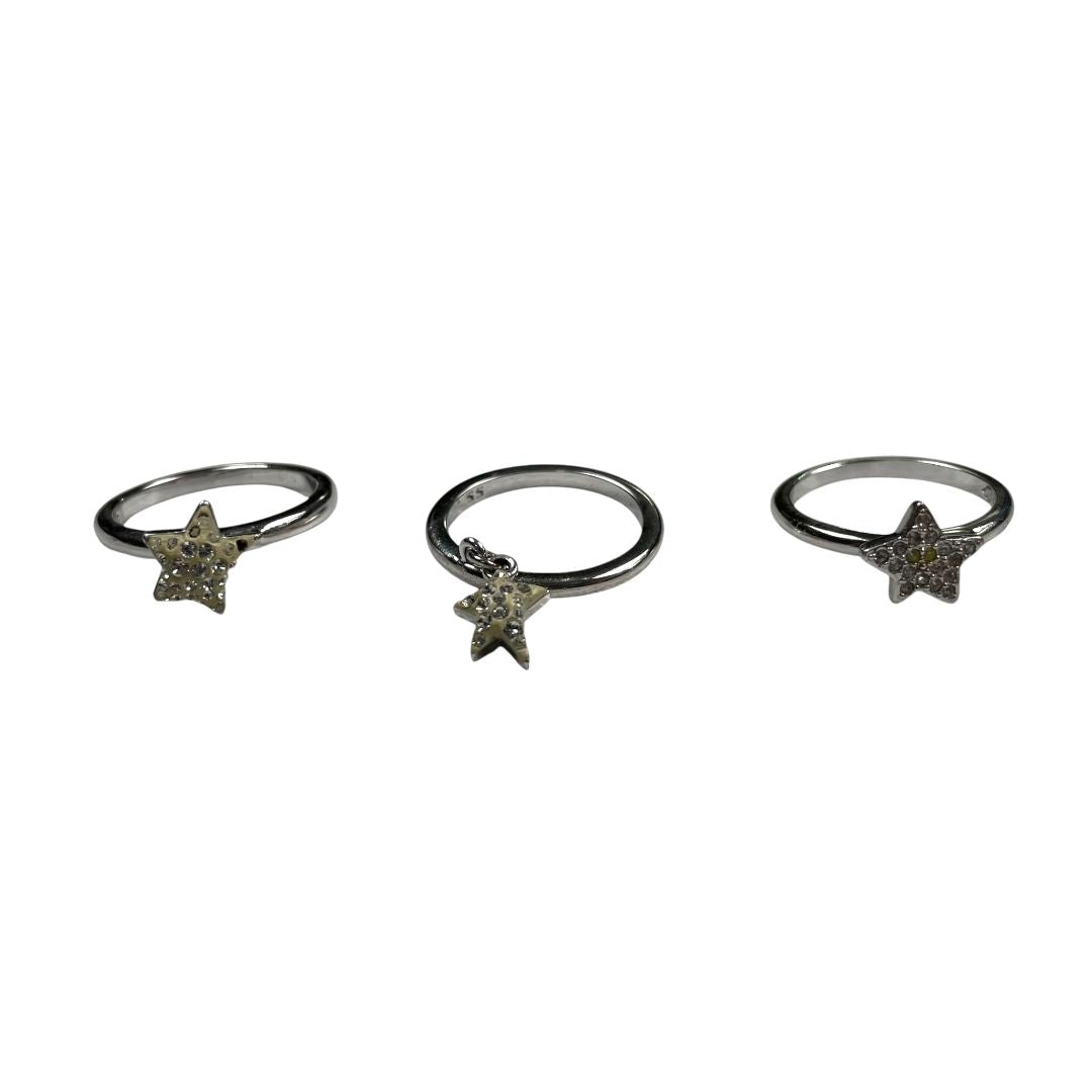 SWAROVSKI Anillo X3 Plateado Talle Unico