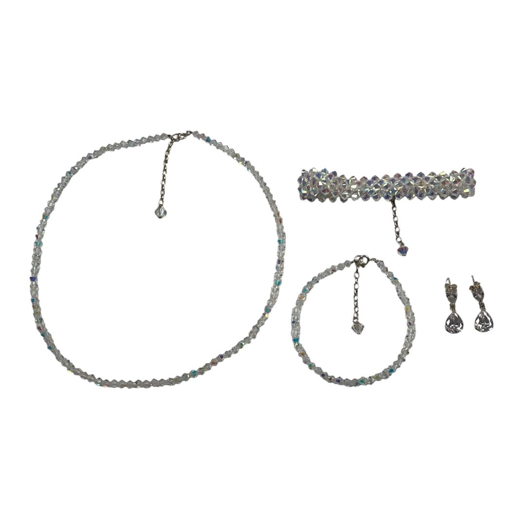 SWAROVSKI Conjunto X4 Transparente Talle Unico