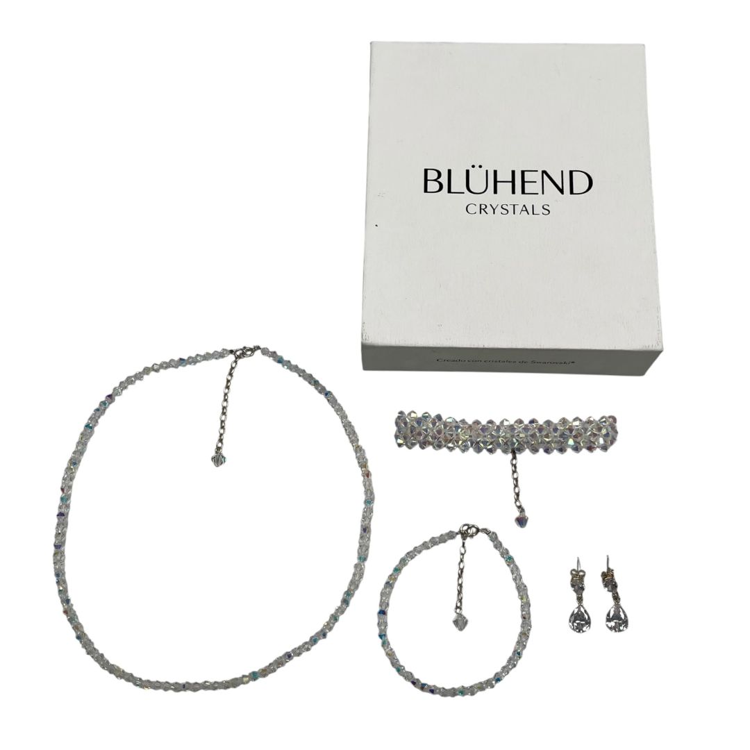 SWAROVSKI Conjunto X4 Transparente Talle Unico