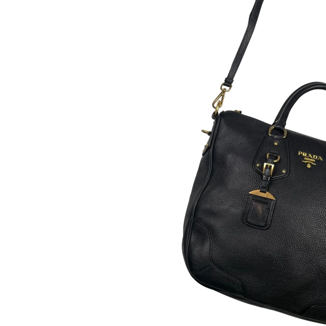 PRADA Bolso Negro Medida 35cm X 32cm