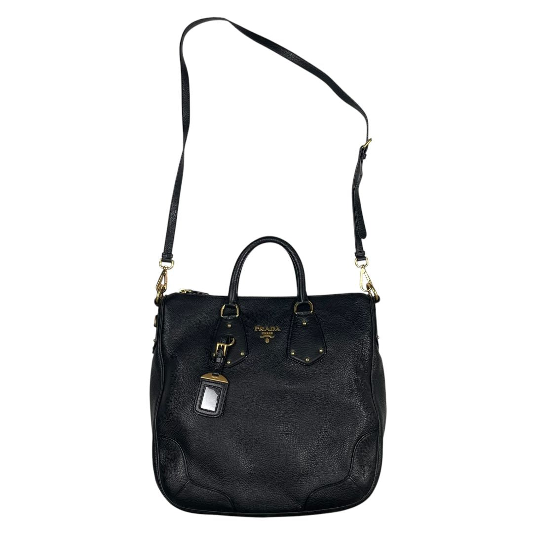 PRADA Bolso Negro Medida 35cm X 32cm