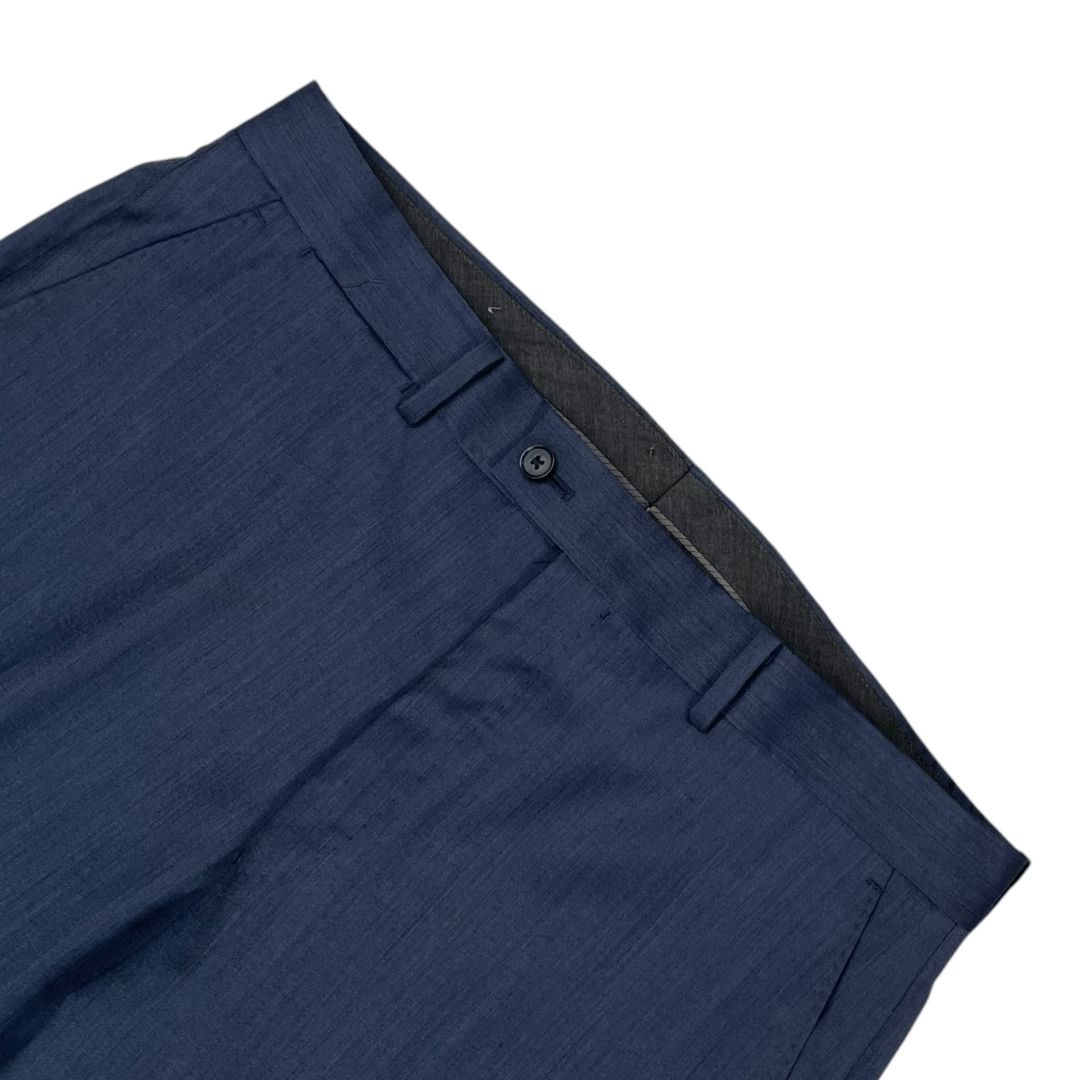 DONNA KARAN Conjunto X2 Pantalon Y Saco Azul Talle XL