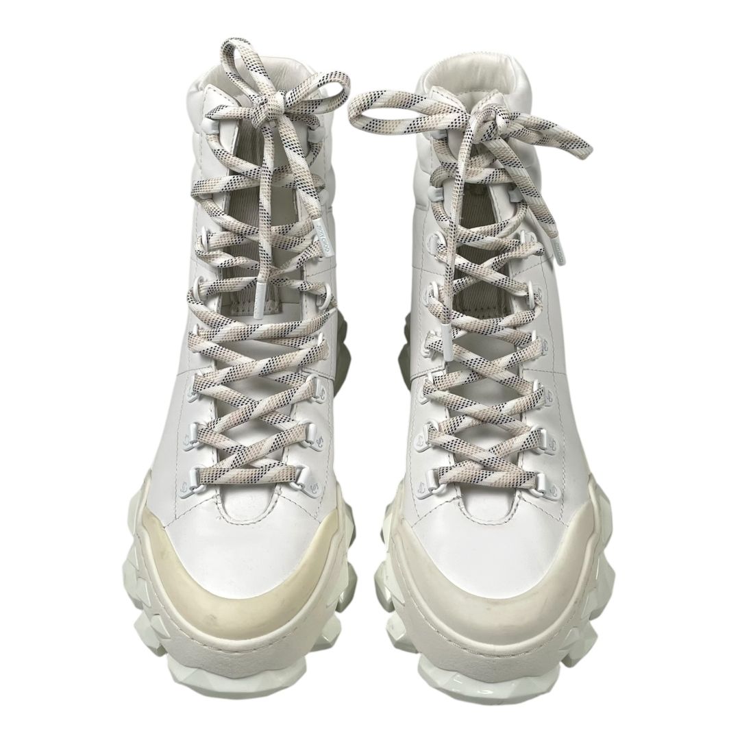 JIMMY CHOO Borcegos Blanco Talle 39,5