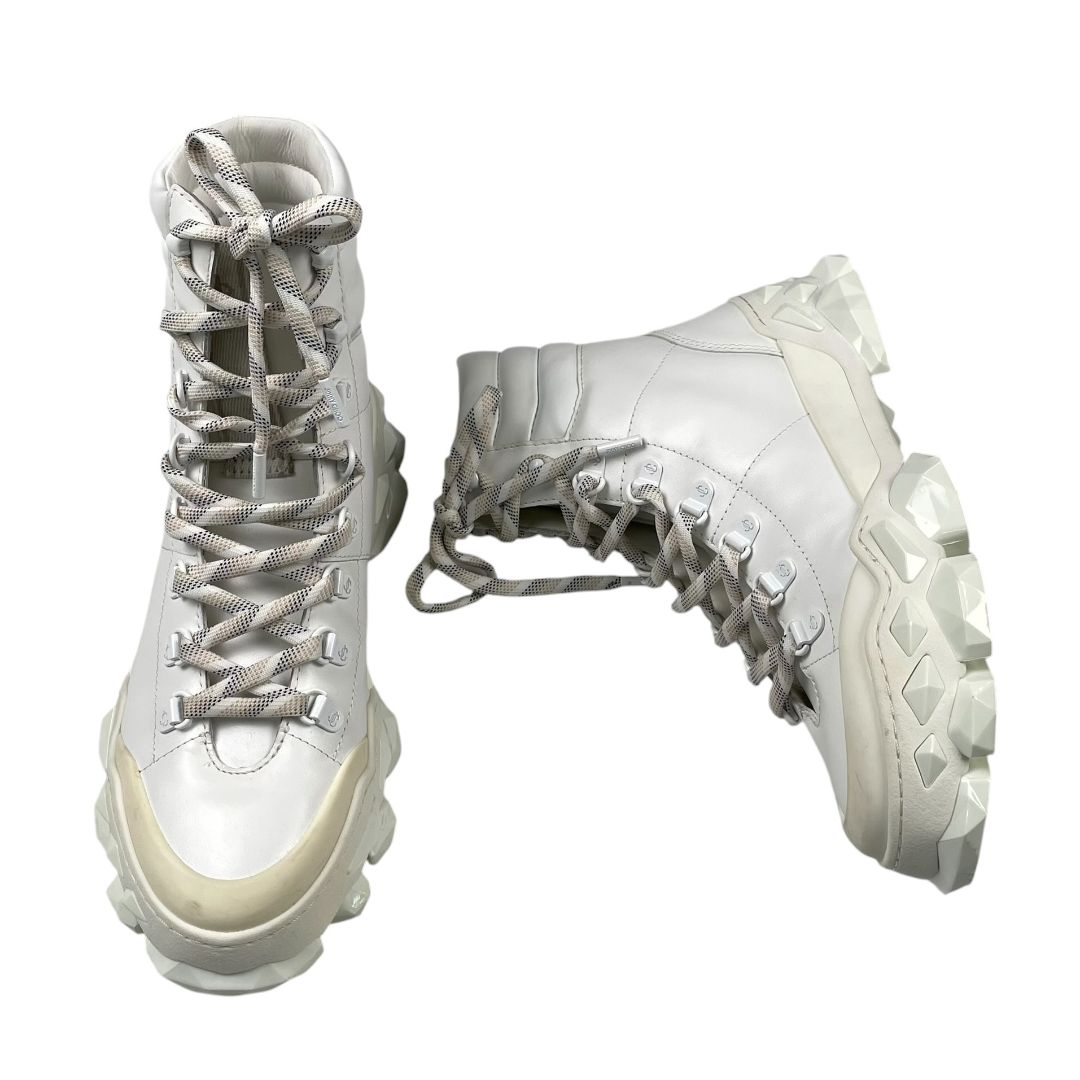 JIMMY CHOO Borcegos Blanco Talle 39,5