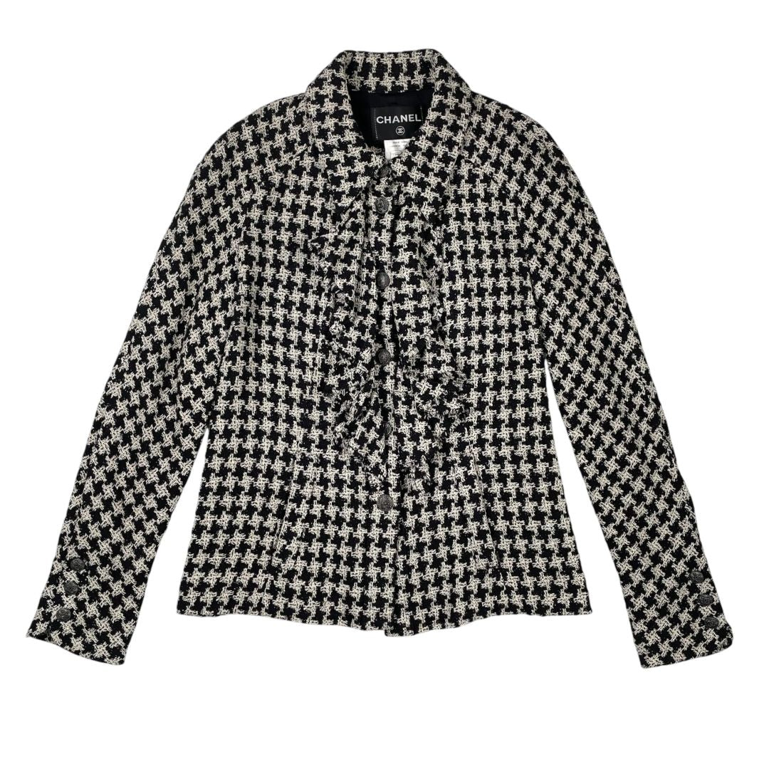 CHANEL Saco Negro Talle 42