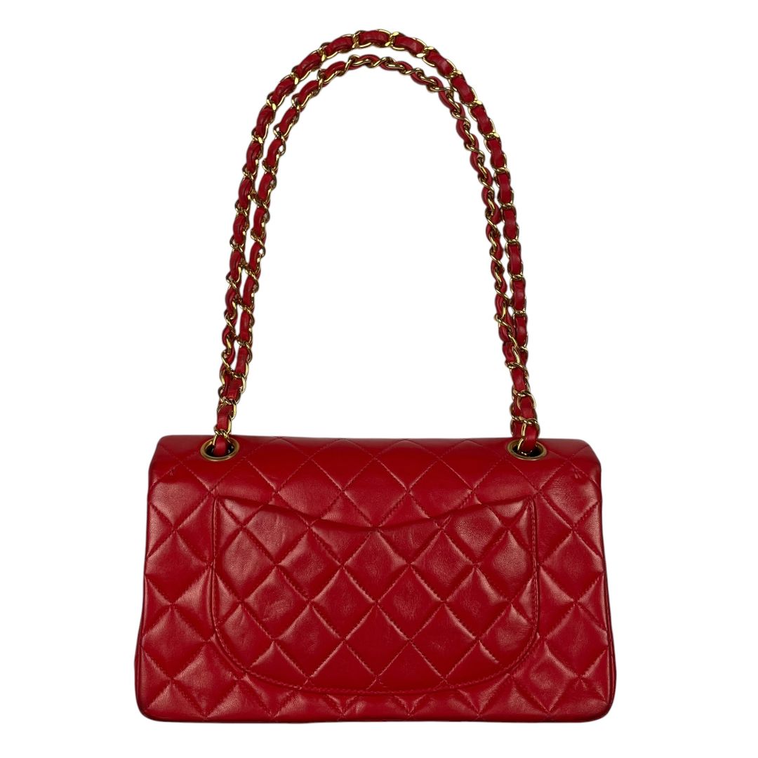 CHANEL Cartera Rojo Medida 23cm X 12cm