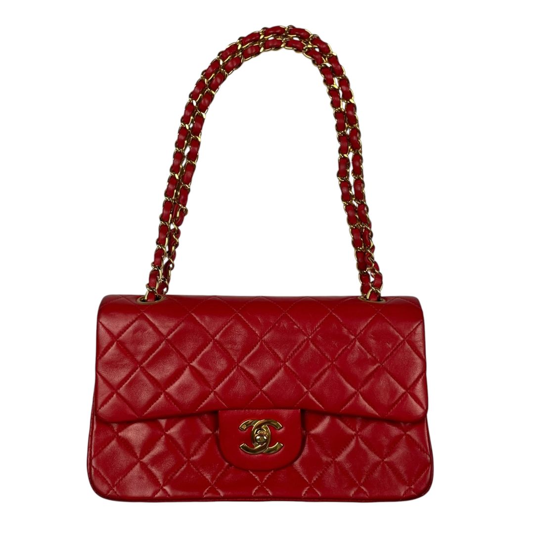 CHANEL Cartera Rojo Medida 23cm X 12cm