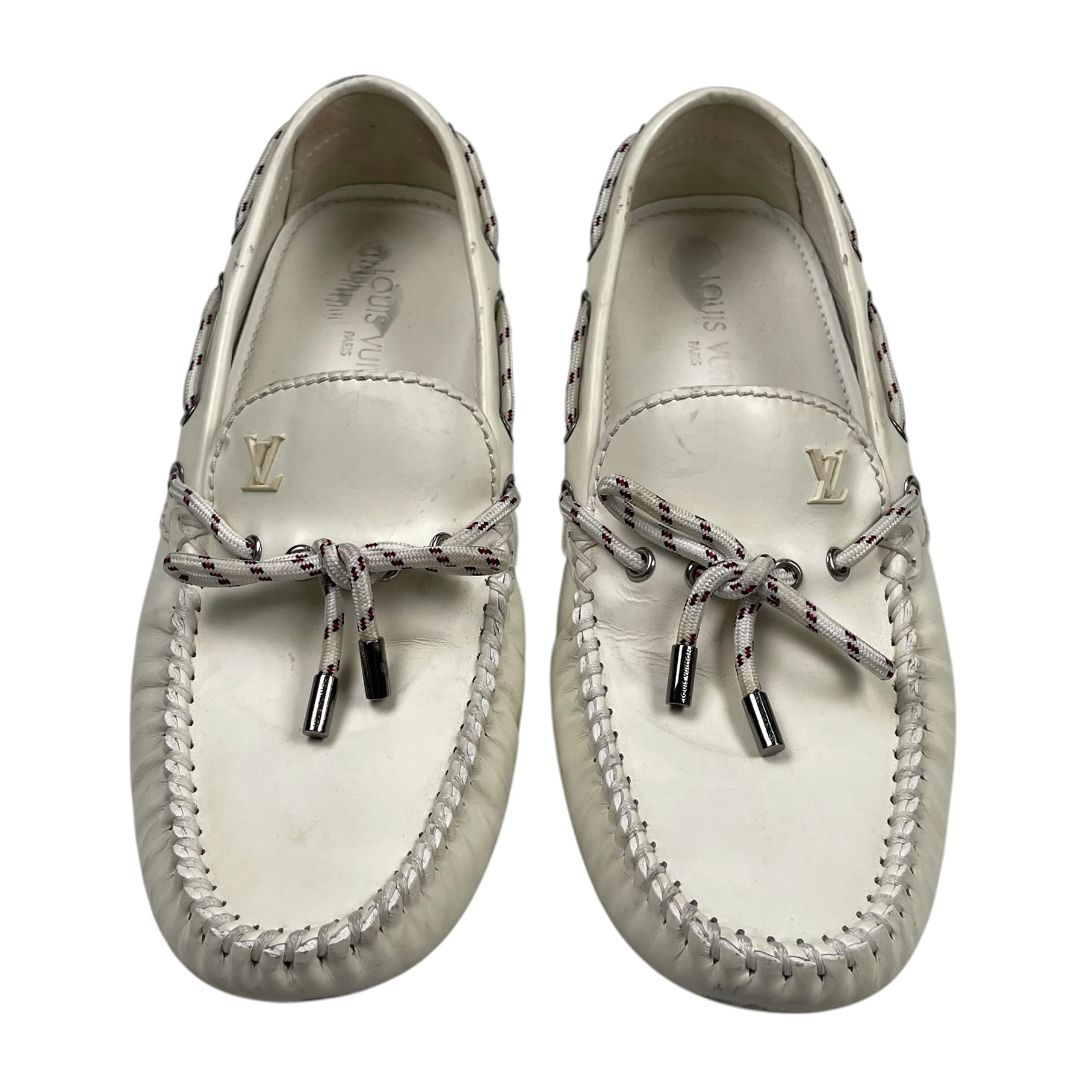 LOUIS VUITTON Mocasines Blanco Talle 42,5