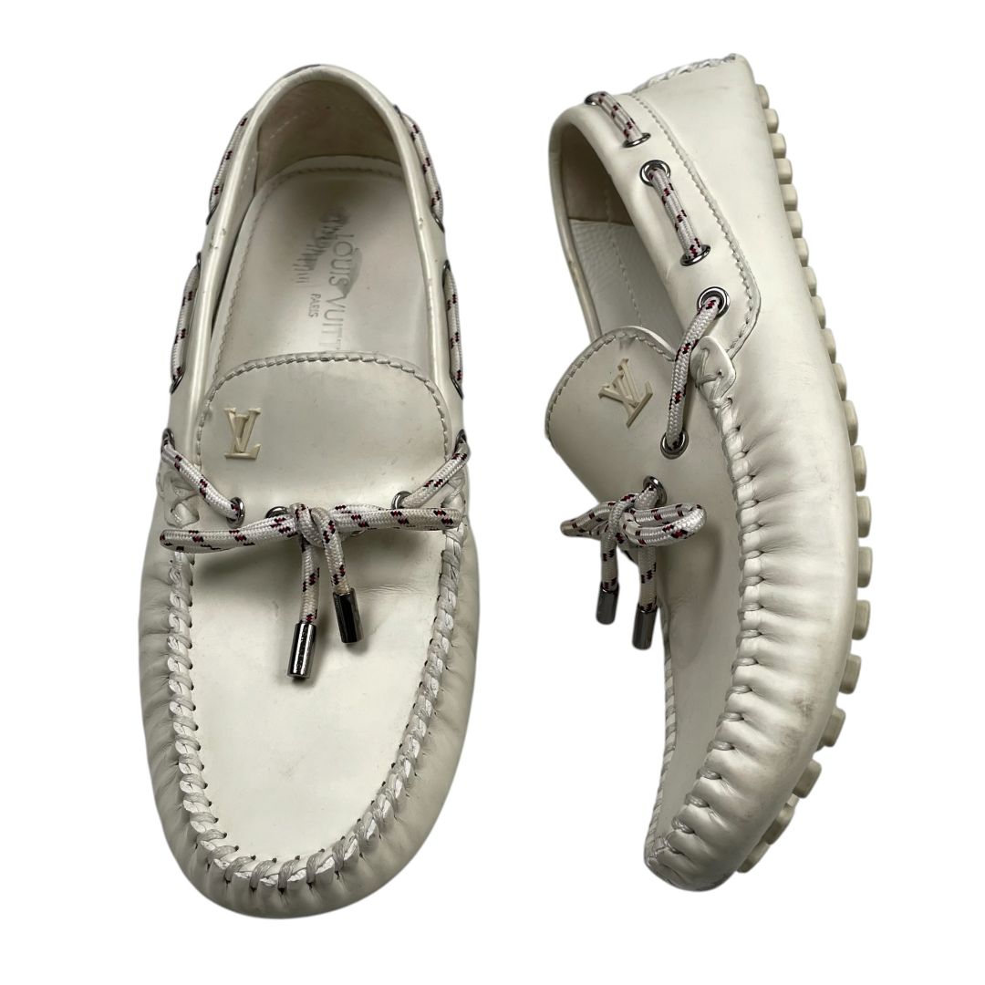LOUIS VUITTON Mocasines Blanco Talle 42,5