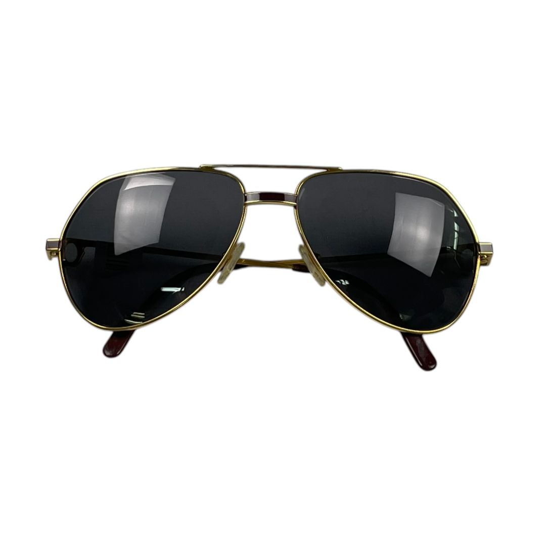 Lentes de Sol  CARTIER  Dorado Talle Unico
