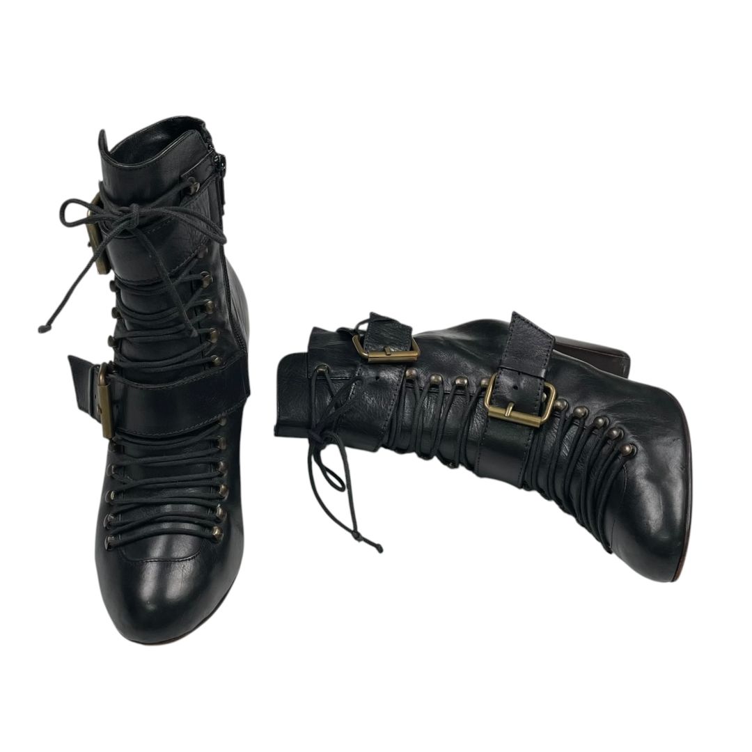 CHOCOLATE Borcegos Negro Talle 37