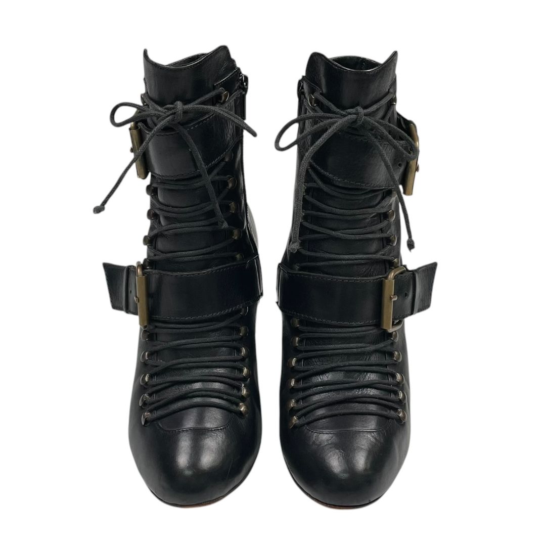 CHOCOLATE Borcegos Negro Talle 37