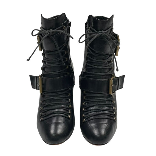 CHOCOLATE Borcegos Negro Talle 37