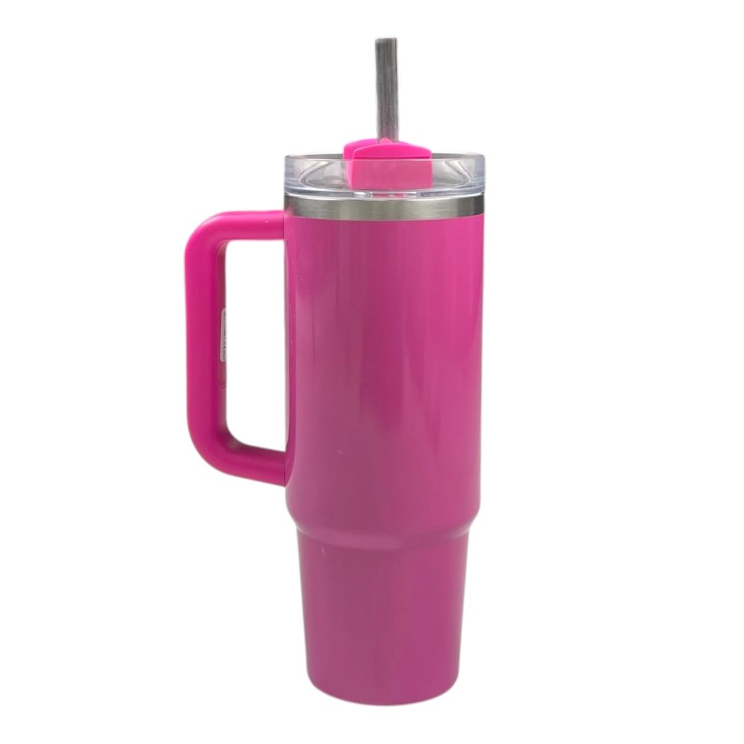 STANLEY Vaso Termico Fucsia Medida 24cm X 14cm (con manija)