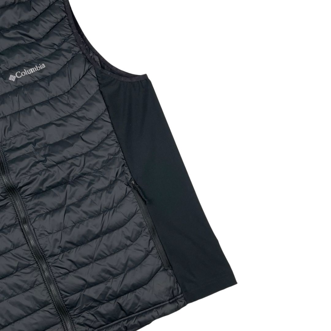 COLUMBIA Chaleco Corto Negro Talle XXL