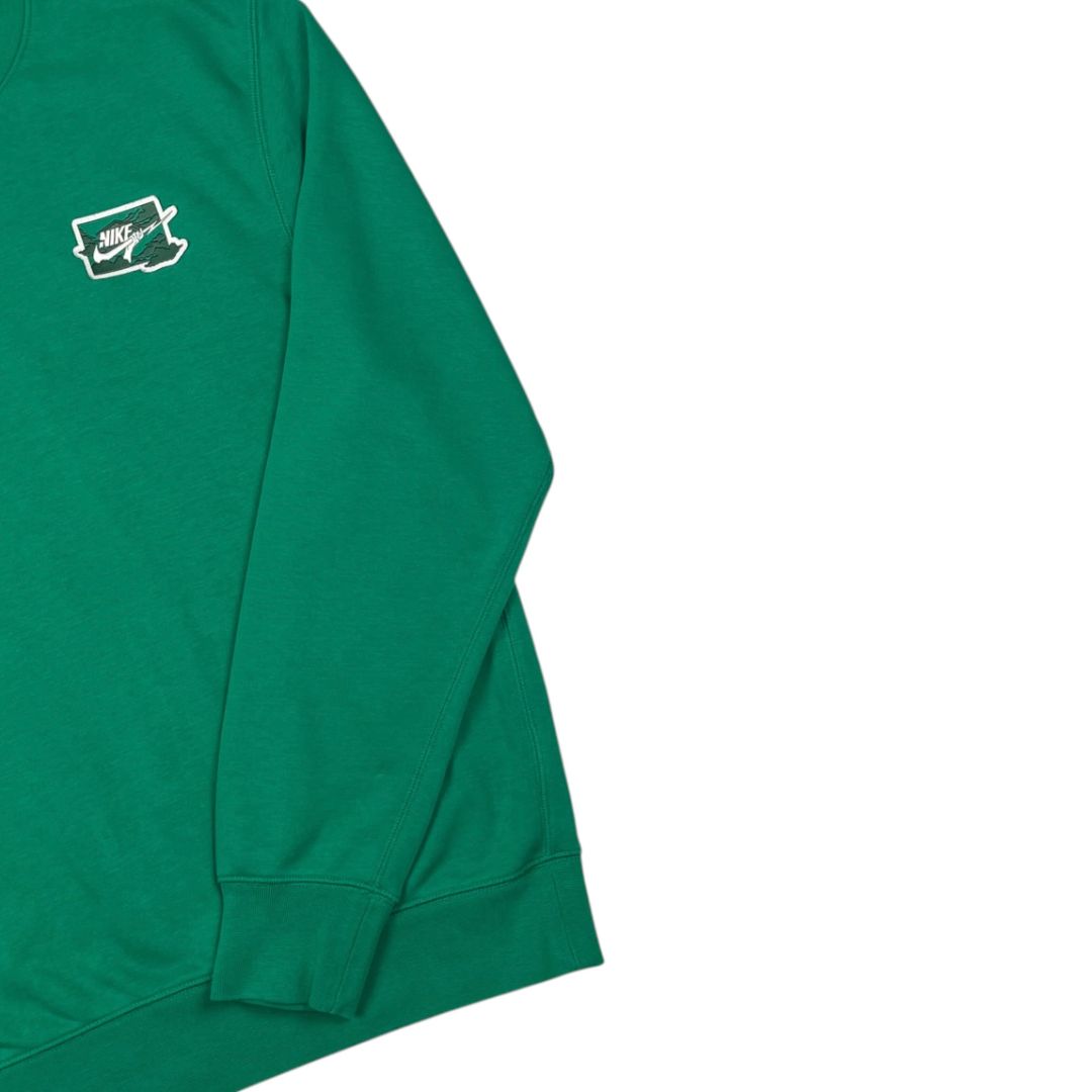 NIKE Buzo Verde Talle S