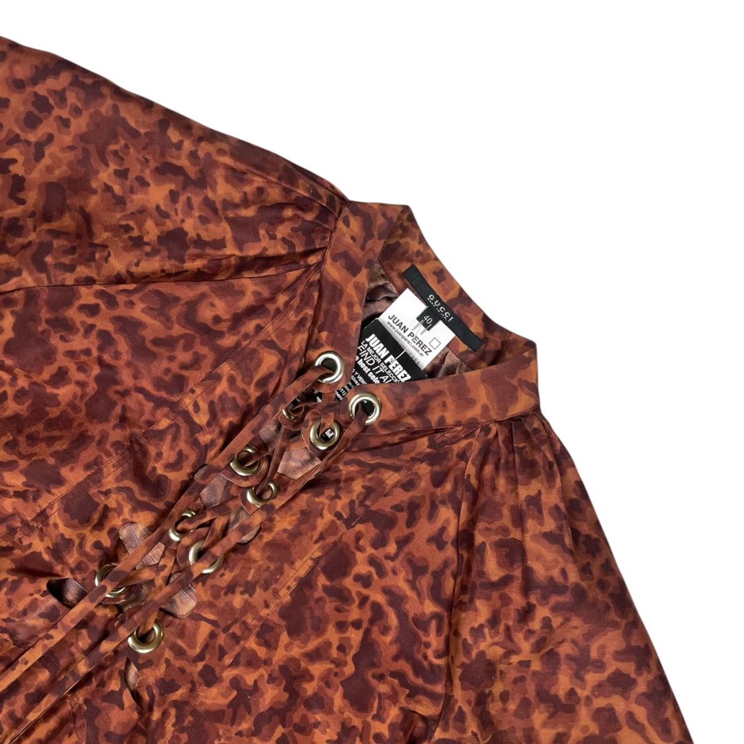 GUCCI Blusa Varios  Estampado Talle 40